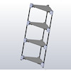 carbon fiber corner shelf